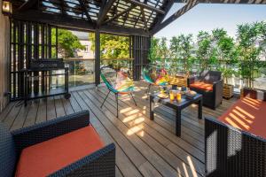 Posezení v ubytování Ar Pavilhon