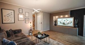 Μια τηλεόραση ή/και κέντρο ψυχαγωγίας στο Wandern und Wellness bei Koblenz