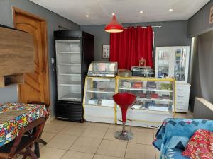 Kuchyň nebo kuchyňský kout v ubytování Jams Hostel - Pousada em Catalão