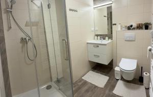 Koupelna v ubytování Apartmán Nekonečno Jeseník