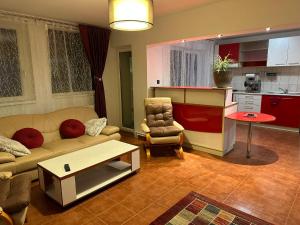 Kuchyň nebo kuchyňský kout v ubytování Asgard Residence Apartaments