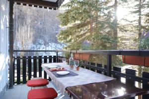 Balkón nebo terasa v ubytování Bardonecchia Bliss