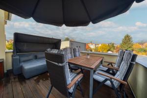 Χώρος καθιστικού στο Villa-Harmonie Dresden