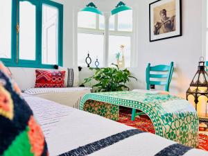 Ένα ή περισσότερα κρεβάτια σε δωμάτιο στο Luxury Marina-View Pent-House