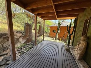 Zahrada ubytování Maravillosa casa a los pies del Cerro la Campana