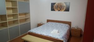 Postel nebo postele na pokoji v ubytování Nino 2