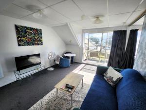 Posezení v ubytování U Studios Paraparaumu Beach