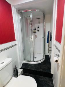 Koupelna v ubytování Guest Suite with Lounge & Bathroom