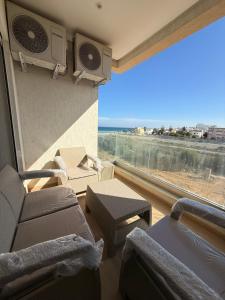 Χώρος καθιστικού στο Appartement S2 haut standing meublé à Kantaoui