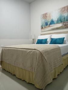 Ένα ή περισσότερα κρεβάτια σε δωμάτιο στο Los Jazmines Apartment, Catacamas, Olancho