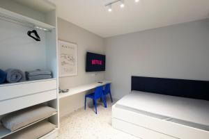 Postel nebo postele na pokoji v ubytování 112-Studio completo e charmoso prox a UEL