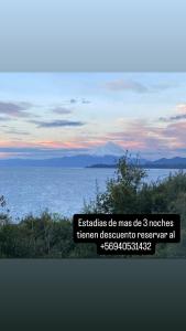 un letrero que dice estiates do mass do modules tramwegianorenorenoren en Bordemundo B&B y Cabañas, en Puerto Varas