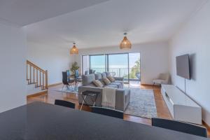 Χώρος καθιστικού στο Sea View Apartment