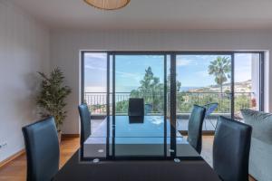 Χώρος καθιστικού στο Sea View Apartment