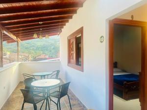 Balkón nebo terasa v ubytování Hotel Jardin de Rosas