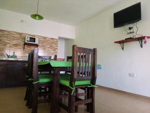 Kuchyň nebo kuchyňský kout v ubytování El Canto De Los Pájaros