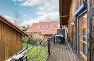 Μπαλκόνι ή βεράντα στο Cozy apartment Offenhausen