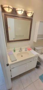 Ένα μπάνιο στο Private Room 2 - Prime City Access - Welcome to the Cat House - Due to a medical allergy we regret that we can NOT accommodate guests wearing fragrance including perfume and cologne, and also guests who smoke including smoke on clothing