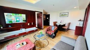 Χώρος καθιστικού στο GR SUITE Family Room