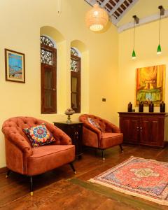 Posezení v ubytování Villa302