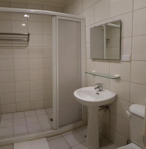 Koupelna v ubytování 微旅時尚旅店