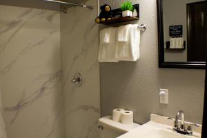 Koupelna v ubytování Beautiful Getaway! Spacious, close to Downtown GatlinburgFree tickets to Dollywood & Dinner Shows + 22 fotografií