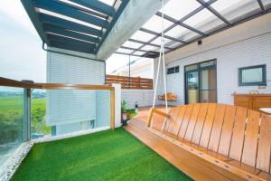 En hage utenfor 極簡旅行民宿 Simple Travel B&B