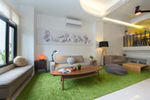 Et sittehjørne på 極簡旅行民宿 Simple Travel B&B