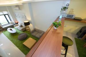 Et sittehjørne på 極簡旅行民宿 Simple Travel B&B