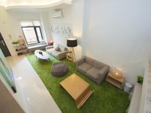 Et sittehjørne på 極簡旅行民宿 Simple Travel B&B
