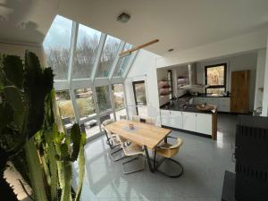 Χώρος καθιστικού στο Ferienhaus am Dürrbachtal