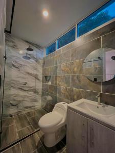 Koupelna v ubytování Casa N-26 Mira