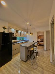 Kuchyň nebo kuchyňský kout v ubytování Casa N-26 Mira