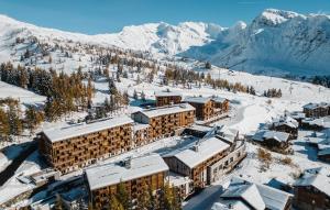 Naturlandskabet i nærheden af lejlighedshotellet