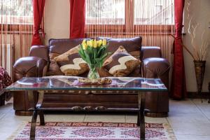 Posezení v ubytování Rezeda Apartman