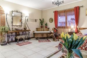 Posezení v ubytování Rezeda Apartman