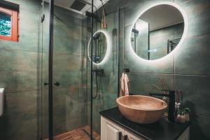 Koupelna v ubytování Kőszegi Pagony