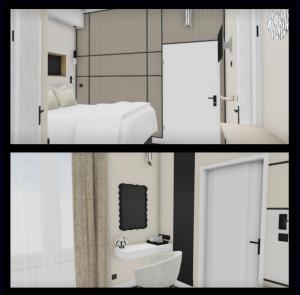 Koupelna v ubytování Le Grand Hôtel Mont Dore + 108 fotografií