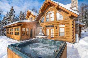 Fiddler Lake Resort Chalet 19 Ours v zimě