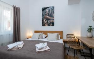 Postel nebo postele na pokoji v ubytování Kalista Istriana by Villas Guide + 35 fotografií