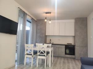 Kuchyň nebo kuchyňský kout v ubytování Belvedere Caraiman