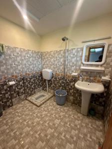 Koupelna v ubytování Crown Resort