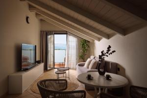 Χώρος καθιστικού στο Nikon Boutique Hotel