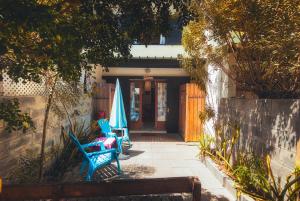 Zahrada ubytování Kaz Lotis - à 50m de la plage Roches Noires