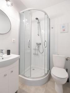 Koupelna v ubytování Wypoczywajka