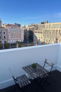 Balkón nebo terasa v ubytování VTZ Hotel Plaza España