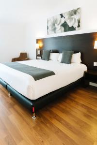 Postel nebo postele na pokoji v ubytování VTZ Hotel Plaza España