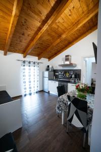 Kuchyň nebo kuchyňský kout v ubytování Dicentra Guest House