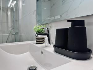 Koupelna v ubytování Grace Living