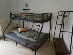 een paar stapelbedden in een kamer bij Henry in Schiffweiler